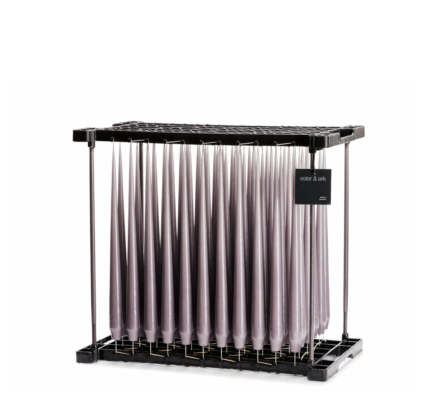 Taper Candle Parelgrijs Laque 32cm / 4 stuks