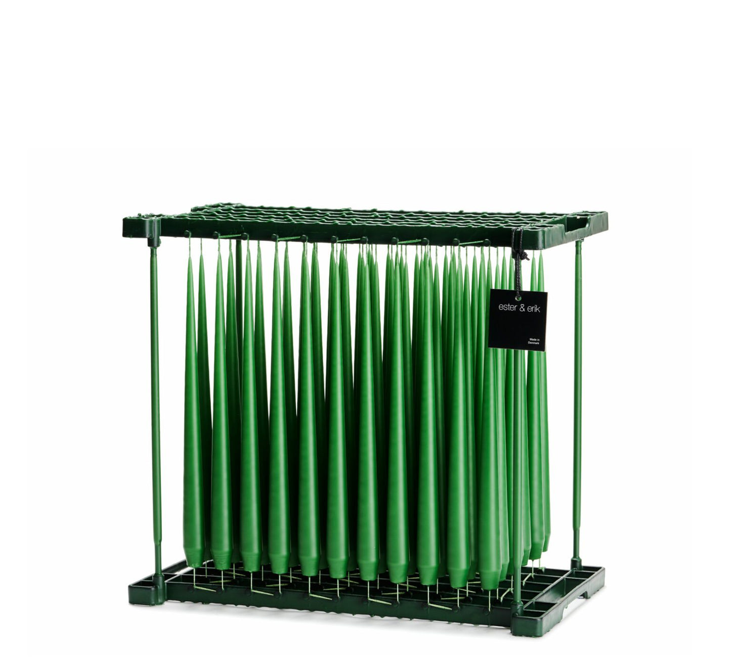 Taper Candle Gras Groen Mat 32 cm / 4 stuks