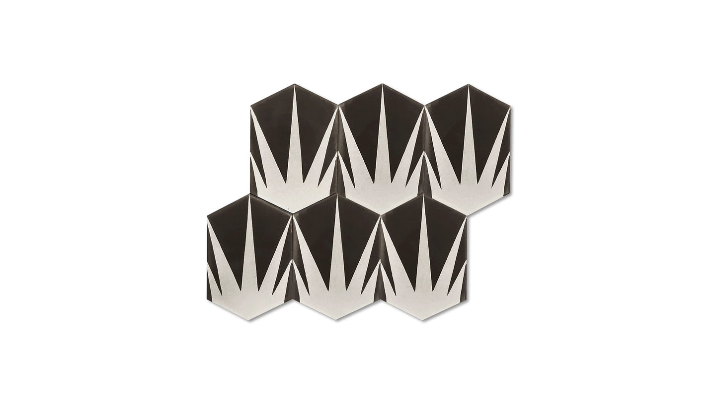 Hex Wit / Zwart