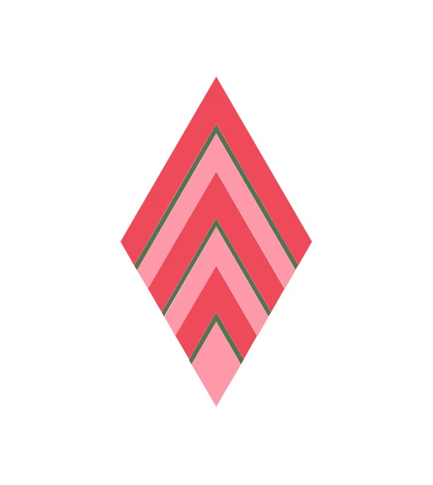 Ster Chevron Roze