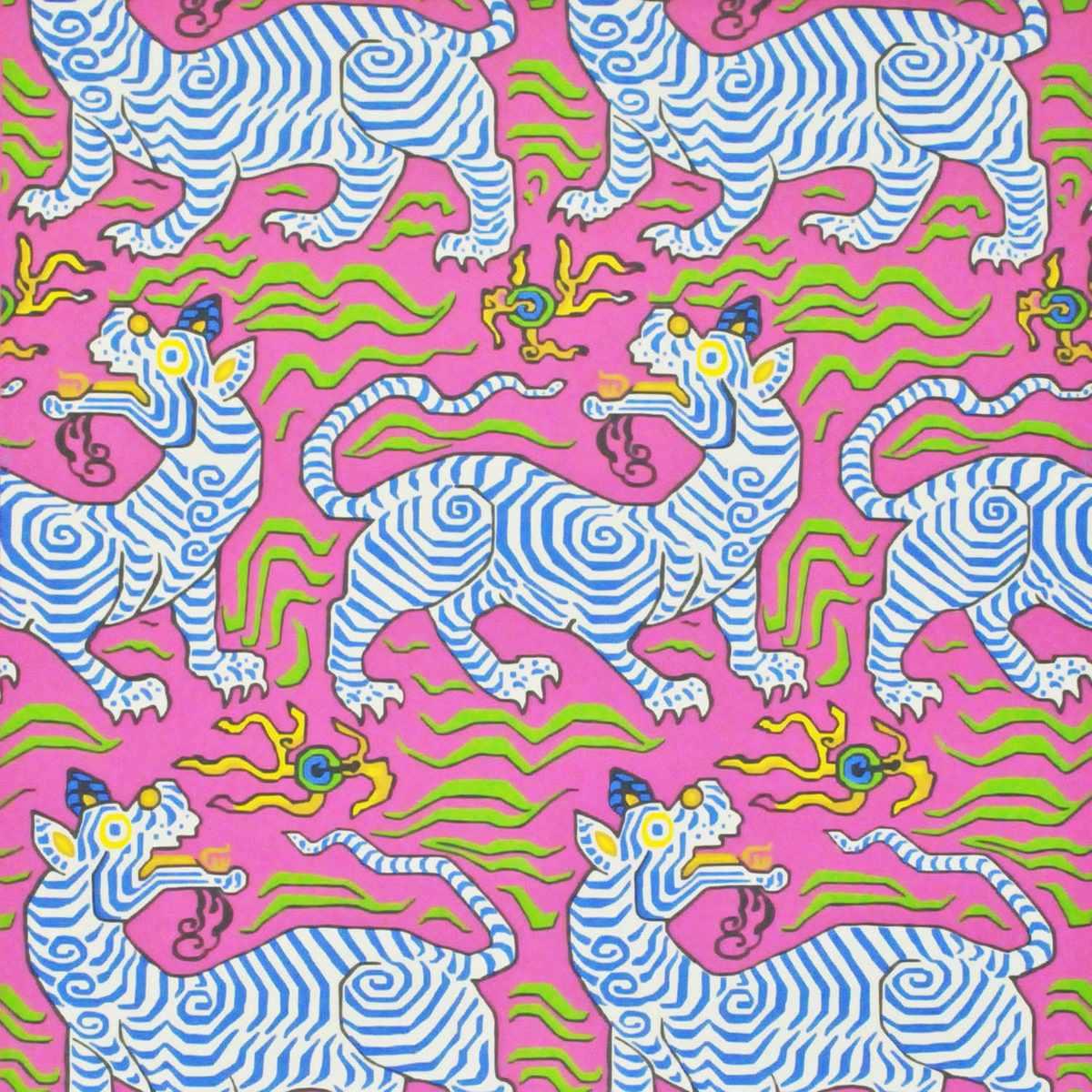 Clarence House - Tibet - Hot Pink - 2014108