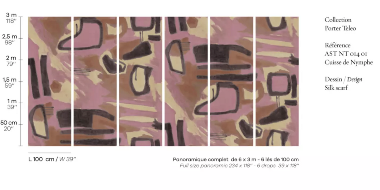 Asteré Porter Teleo Silk Scarf Behang