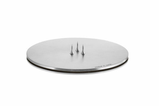 Candle Cone Holder Silver Mat