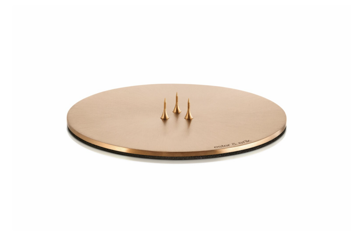 Ester Erik Candle Cone Holder Rose Gold Mat