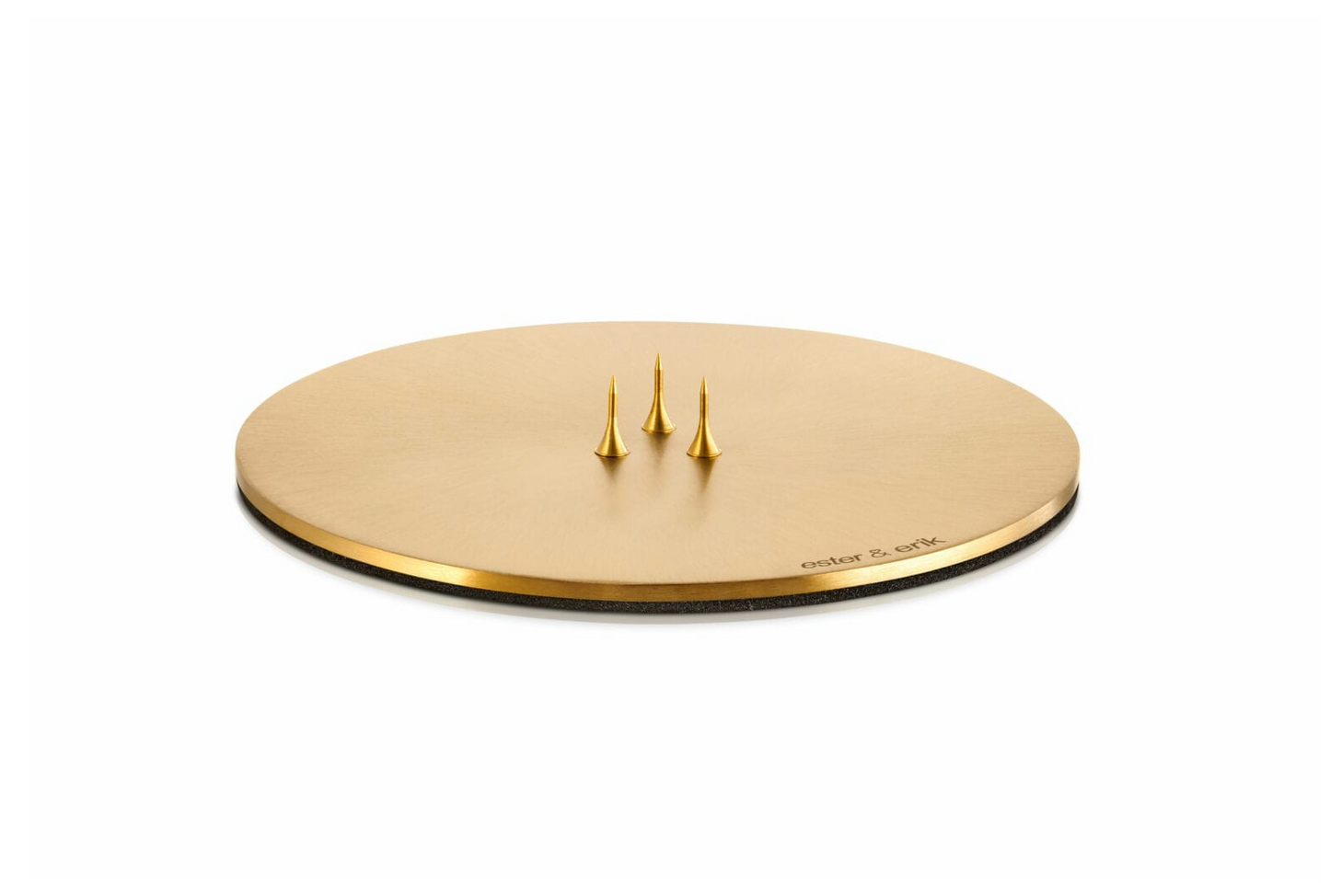 Ester & Erik Candle Cone Holder Gold Mat