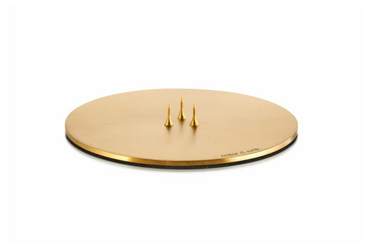 Candle Cone Holder Gold Mat