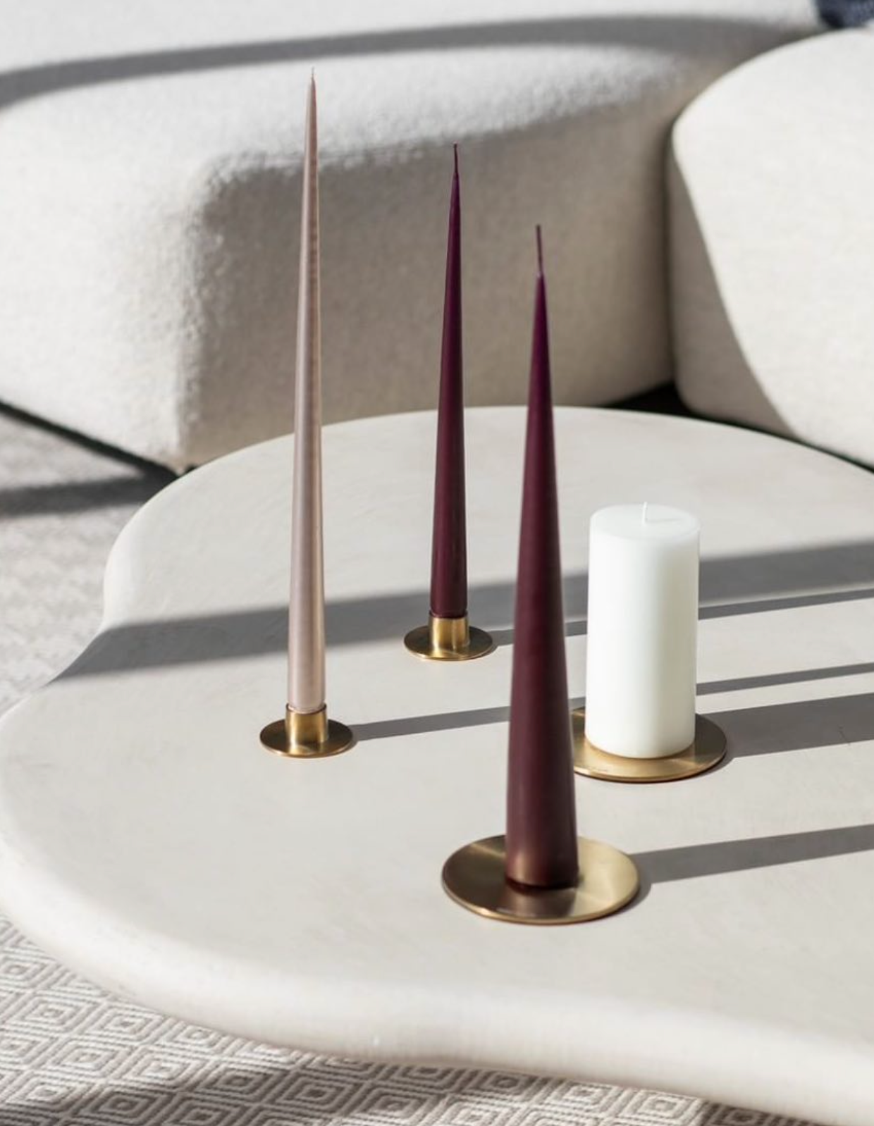 Ester & Erik Kaarshouder Goud Mat Klein / Set van 2