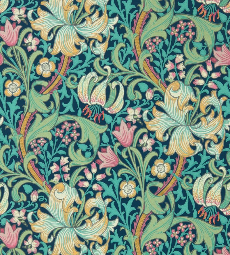 Morris & Co - Golden Lily Galactic Ink - 510007