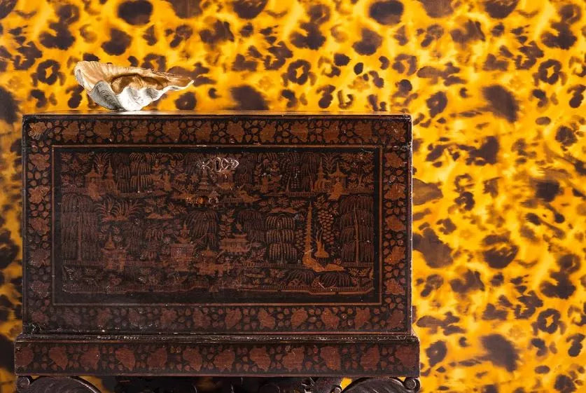 Jim Thompson Wildcat Behang - Carnelian W01070/04