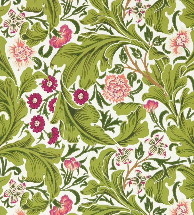 Morris & Co - Leicester Sour Green/Plum - 217334