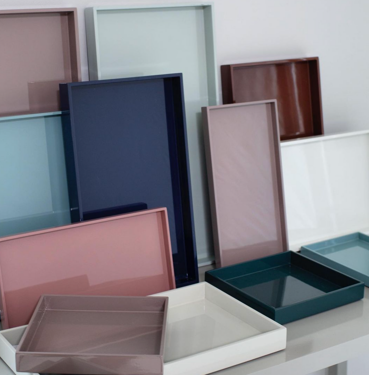Oi Soi Oi Lacque Tray Groen 32X16 cm