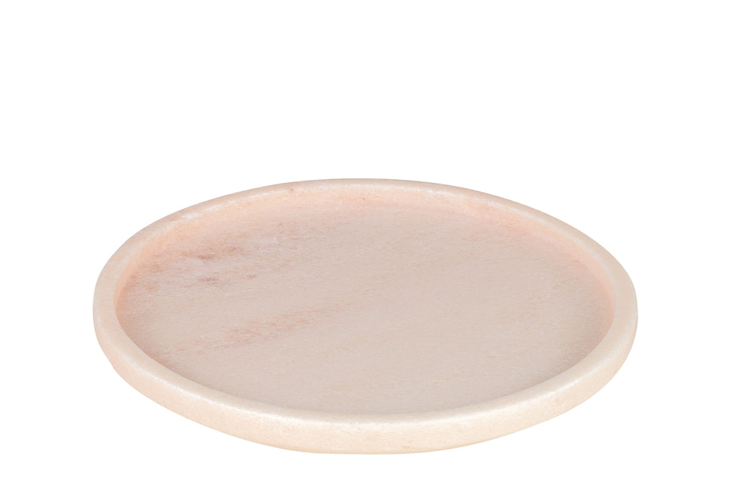 Ronde Tray Roze Marmer