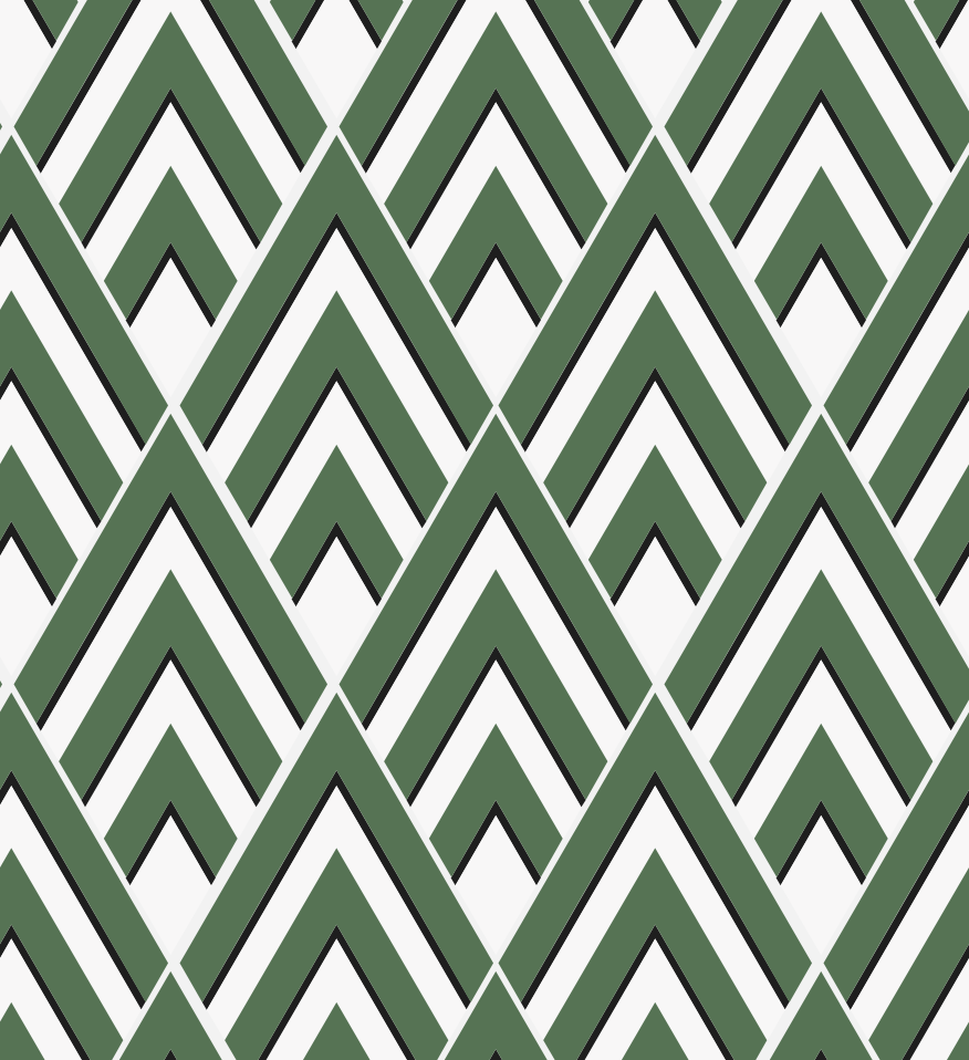 Ster Chevron Groen / Wit