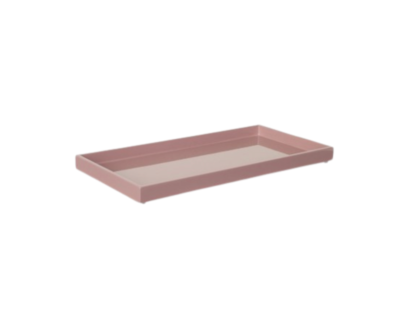 Oi Soi Oi Lacque Tray Old Rose 32X16 cm